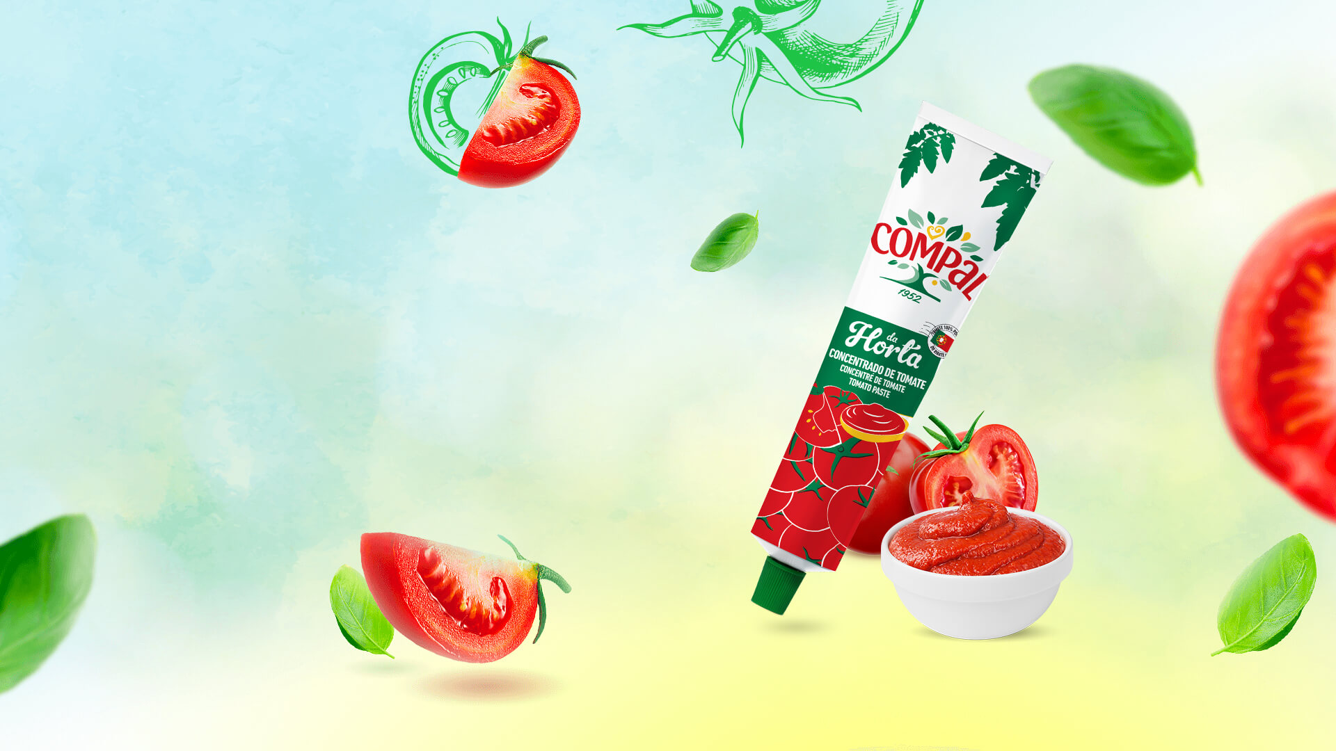 Tomato concentrate From the garden Compal