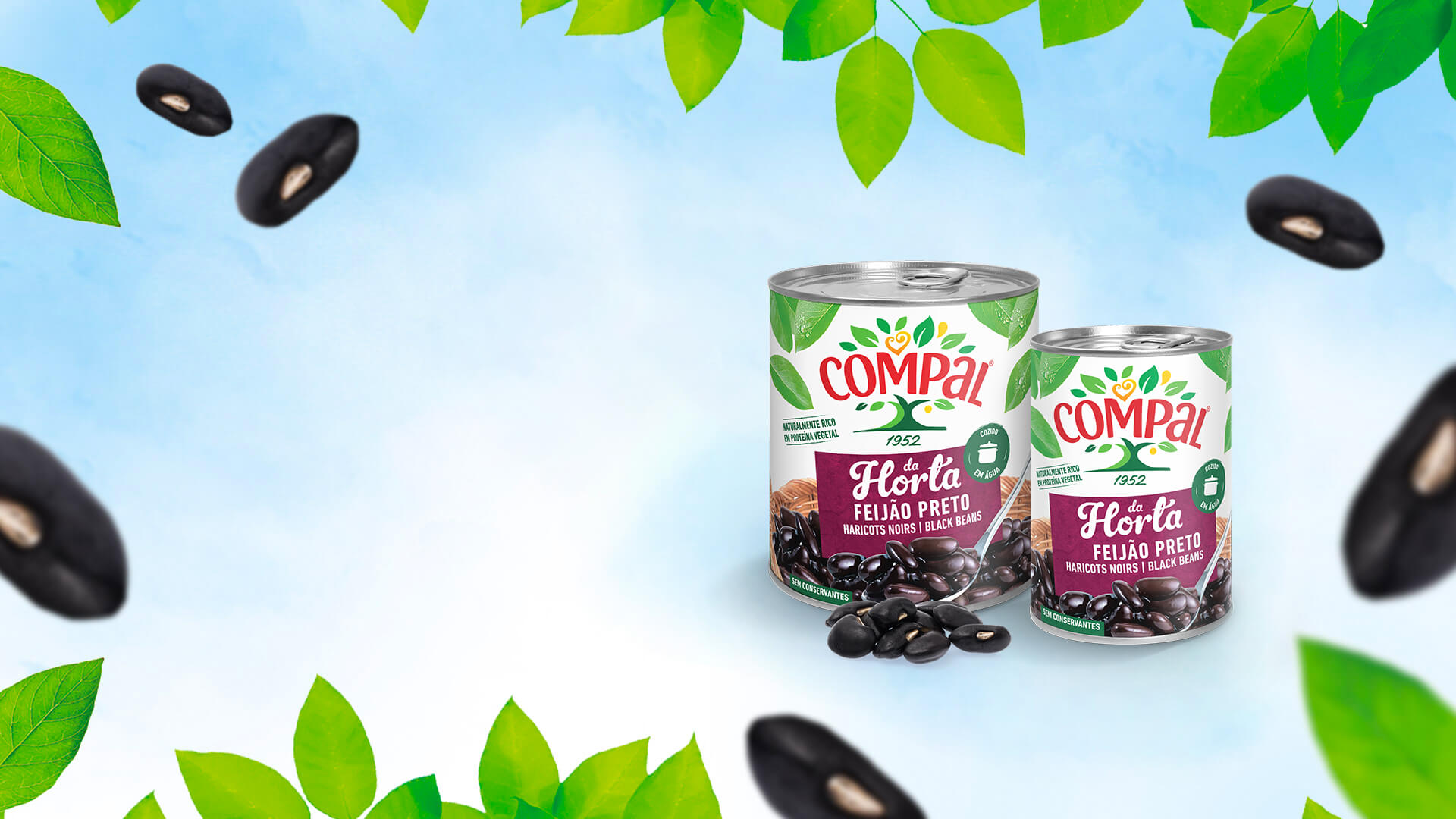 Black bean Vegetables From the garden Compal